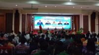 Seminar Nasional Wilayah Perbatasan. Suasana Seminar Nasional "Perbatasan Kuat, Indonesia Bermartabat" di Ruang Tebengang Kantor Bupati Malinau, yang menghadirkan pejabat pusat, akademisi, dan tokoh adat untuk membahas arah pembangunan kawasan perbatasan Indonesia–Malaysia.