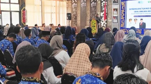 Peserta mengikuti pemaparan terkait digitalisasi keuangan daerah dalam program Agen BULAN yang diluncurkan BKAD Bulungan.