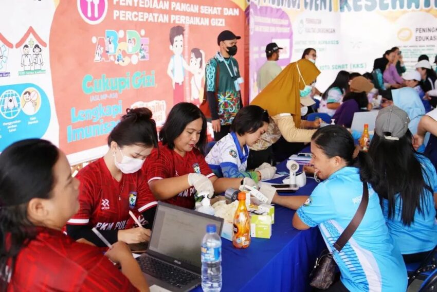 Ilustrasi edukasi gizi dan layanan kesehatan bagi warga Malinau. Data BPS 2025 menunjukkan cakupan imunisasi dan kualitas layanan kesehatan masih belum merata.