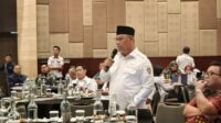 Pemkab Malinau. Wakil Bupati Malinau, Jakaria, menyampaikan pandangan pada sesi diskusi Rakor Pengelolaan Batas Wilayah Negara dan Kawasan Perbatasan Tahun 2025 di Bogor.